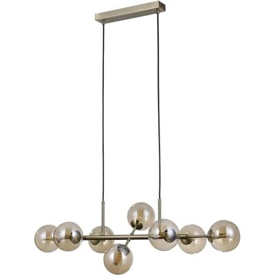 Italux PND-2244-8A-AB Bronze antique et ambre - Suspension - Publicité Italux PND-2244-8A-AB Bronze antique et ambre - Suspension - Publicité