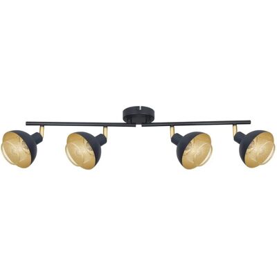 Suspension Italux PND-24342-1-BK-SG - D200mm, Noir, E27 - Publicité Suspension Italux PND-24342-1-BK-SG - D200mm, Noir, E27 - Publicité