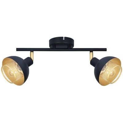 Italux SPL-27357-2-BK-GD - Ceiling Spotlight - Black, Gold Italux SPL-27357-2-BK-GD - Ceiling Spotlight - Black, Gold