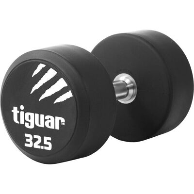 Tiguar Schwarz-Weiß 32,5 kg Hantel - Hantel Tiguar Schwarz-Weiß 32,5 kg Hantel - Hantel