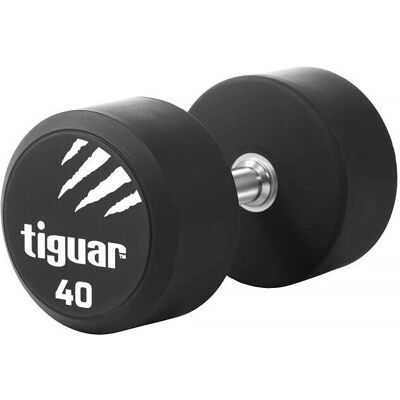 Tiguar 40kg Czarnobiały PU Hantle - Hantle Tiguar 40kg Czarnobiały PU Hantle - Hantle