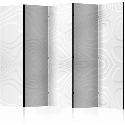Karo-art Kamerscherm - Witte golven 225x172cm - Kamerscherm Karo-art Kamerscherm - Witte golven 225x172cm - Kamerscherm