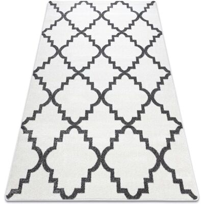 Dywany Łuszczów F343 Cream/Grey Trellis Carpet - Carpet Dywany Łuszczów F343 Cream/Grey Trellis Carpet - Carpet