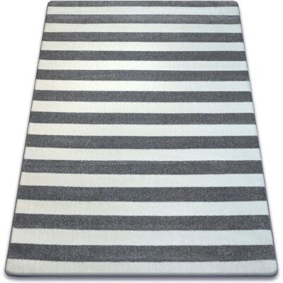 Dywany Łuszczów F758 Grigio/Bianco - Tappeto a righe 180x270cm Dywany Łuszczów F758 Grigio/Bianco - Tappeto a righe 180x270cm