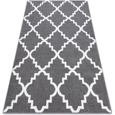 RugsX Γκρί/Λευκό Κιγκλίδωμα Χαλί - 240x330cm - Χαλί RugsX Γκρί/Λευκό Κιγκλίδωμα Χαλί - 240x330cm - Χαλί