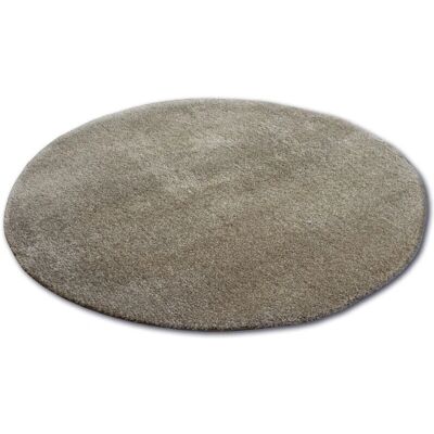 RugsX Tapis micro shaggy beige/marron - 100cm - Publicité RugsX Tapis micro shaggy beige/marron - 100cm - Publicité