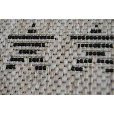 Χαλί SIZAL Floorlux - Ασημί / Μαύρο - 240x330 cm Χαλί SIZAL Floorlux - Ασημί / Μαύρο - 240x330 cm