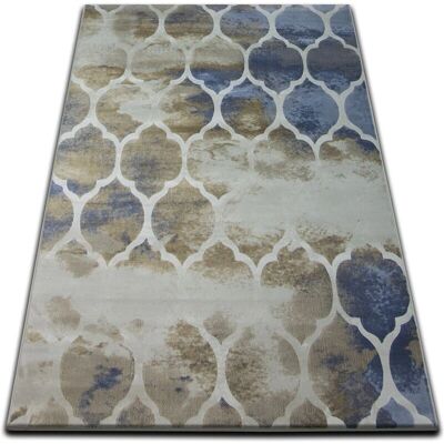 Χαλί Dywany Łuszczów Drop Jasmine 761 - Μπεζ/Μπλε - 133x190 cm - Χαλί Χαλί Dywany Łuszczów Drop Jasmine 761 - Μπεζ/Μπλε - 133x190 cm - Χαλί