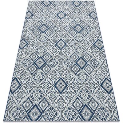 RugsX Alfombra de sisal azul - Exterior e interior RugsX Alfombra de sisal azul - Exterior e interior