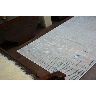 Alfombra Manyas Gris/Azul - Lana/Acrílico, 240x350 cm - Alfombra Alfombra Manyas Gris/Azul - Lana/Acrílico, 240x350 cm - Alfombra