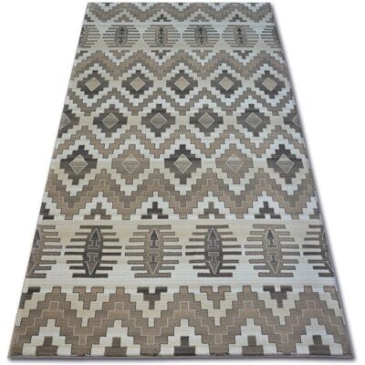 Alfombra DYWANY LUSZCZÓW ARGENT - Beige - 133x190 cm - Polipropileno Alfombra DYWANY LUSZCZÓW ARGENT - Beige - 133x190 cm - Polipropileno
