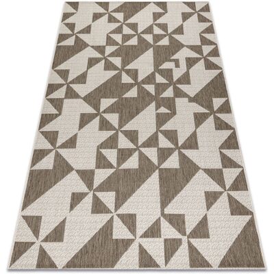 FloorLUX 20489 Beige Triangles Carpet FloorLUX 20489 Beige Triangles Carpet