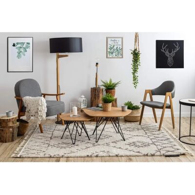 BERBER FEZ Κρέμα / Καφέ 200x290cm Χαλί BERBER FEZ Κρέμα / Καφέ 200x290cm Χαλί