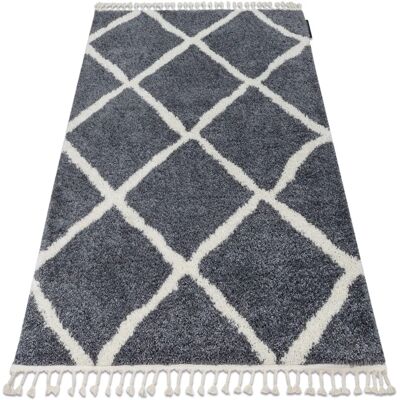 RugsX Tapis BERBER CROSS B5950 gris / blanc - Tapis - Publicité RugsX Tapis BERBER CROSS B5950 gris / blanc - Tapis - Publicité
