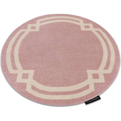 Alfombra RUGSX Hampton - Círculo Rosa Polipropileno, 140cm Alfombra RUGSX Hampton - Círculo Rosa Polipropileno, 140cm