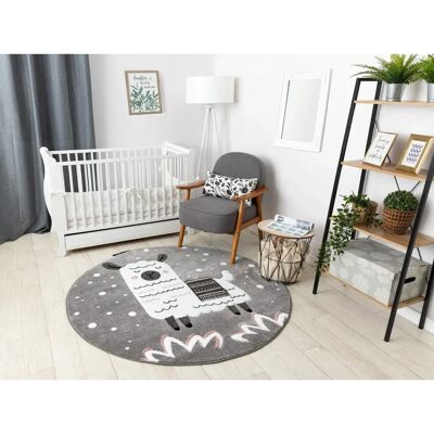 Dywany Łuszczów PETIT LAMA grey 140cm - Carpet Dywany Łuszczów PETIT LAMA grey 140cm - Carpet
