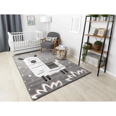 Χαλί Dywany Łuszczów PETIT LAMA Γκρί 140x190cm - Χαλί παιδικού δωματίου Χαλί Dywany Łuszczów PETIT LAMA Γκρί 140x190cm - Χαλί παιδικού δωματίου