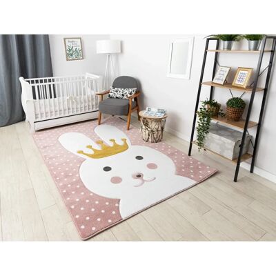 Dywany Łuszczów - Petit Bunny Pink Rug 200x290cm - Carpet Dywany Łuszczów - Petit Bunny Pink Rug 200x290cm - Carpet