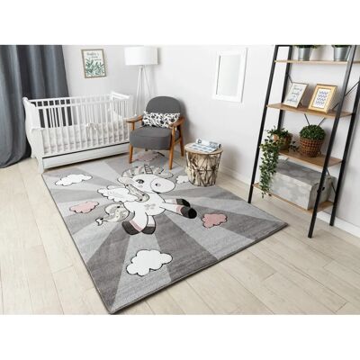 Χαλί PETIT UNICORN Γκρι 80x150cm - Χαλί Χαλί PETIT UNICORN Γκρι 80x150cm - Χαλί