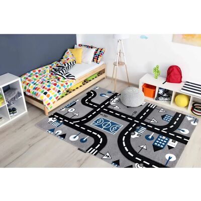 Χαλί Dywany Łuszczów PETIT CITY Γκρι 240x330cm - Χαλί Χαλί Dywany Łuszczów PETIT CITY Γκρι 240x330cm - Χαλί