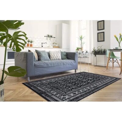 Χαλί DYWANY LUSZCZOW Vintage - 120 x 170 cm - Μαύρο - Χαλί Χαλί DYWANY LUSZCZOW Vintage - 120 x 170 cm - Μαύρο - Χαλί