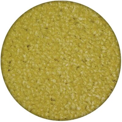 Tapis rond jaune ETON - 150cm - Publicité Tapis rond jaune ETON - 150cm - Publicité