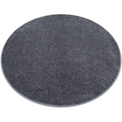 Tapis rond gris SANTA FE - Plat, uni - Publicité Tapis rond gris SANTA FE - Plat, uni - Publicité