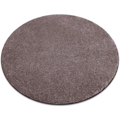 Tapis rond marron SAN MIGUEL - Tapis - Publicité Tapis rond marron SAN MIGUEL - Tapis - Publicité