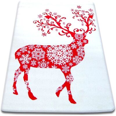 Dywany Łuszczów F788 Alfombra - crema/roja, 80x150 cm - Alfombra Dywany Łuszczów F788 Alfombra - crema/roja, 80x150 cm - Alfombra