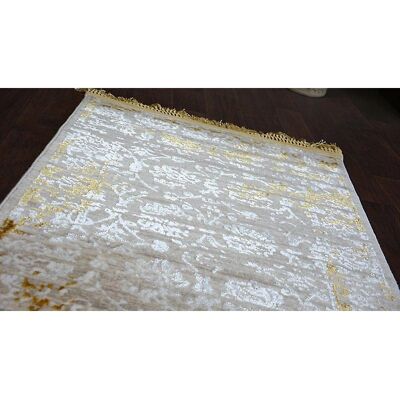Alfombra de Acrílico Manyas Marrón/Krem - 80x150 cm - Duradera y Fácil de Limpiar Alfombra de Acrílico Manyas Marrón/Krem - 80x150 cm - Duradera y Fácil de Limpiar
