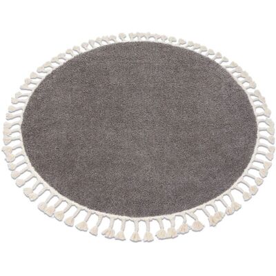 RugsX Tappeto Berbero - Marrone, 120cm, Shaggy Geometrico - Tappeto RugsX Tappeto Berbero - Marrone, 120cm, Shaggy Geometrico - Tappeto