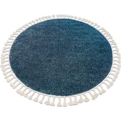BERBER 9000 Blue Geometric Shaggy Carpet - Carpet BERBER 9000 Blue Geometric Shaggy Carpet - Carpet