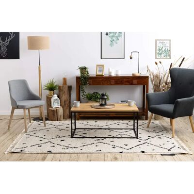 RugsX Χαλί Berber Tetuán Zigzag - 200x290cm - Μαροκινό Shaggy RugsX Χαλί Berber Tetuán Zigzag - 200x290cm - Μαροκινό Shaggy