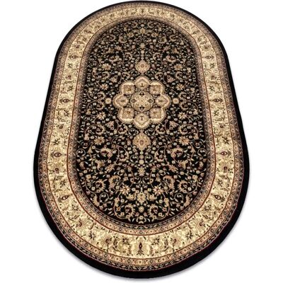 Royal ADR Schwarzer Teppich - 100x180 cm - Teppich Royal ADR Schwarzer Teppich - 100x180 cm - Teppich