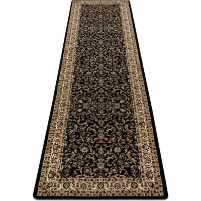 ROYSX Alfombra Negra - Diseño Royal ADR 1745 - Pasillo ROYSX Alfombra Negra - Diseño Royal ADR 1745 - Pasillo