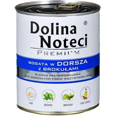 Dolina Noteci Premium Torsk och Broccoli Våtmat - 800 G Dolina Noteci Premium Torsk och Broccoli Våtmat - 800 G