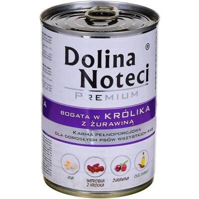 Dolina Noteci Premium Lapin Myrtille - Nourriture humide pour chiens Dolina Noteci Premium Lapin Myrtille - Nourriture humide pour chiens