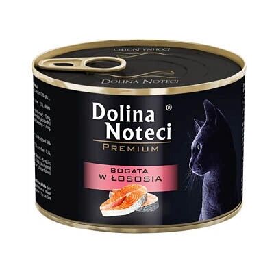 Dolina Noteci Lachs Rind Huhn Schwein Katzenfutter - 185g Dolina Noteci Lachs Rind Huhn Schwein Katzenfutter - 185g