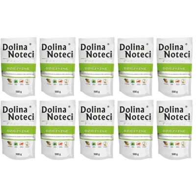 Nourriture humide Dolina Noteci Premium pour chiens - Viande de haute qualité, Sans céréales, 10-40 sachets Nourriture humide Dolina Noteci Premium pour chiens - Viande de haute qualité, Sans céréales, 10-40 sachets