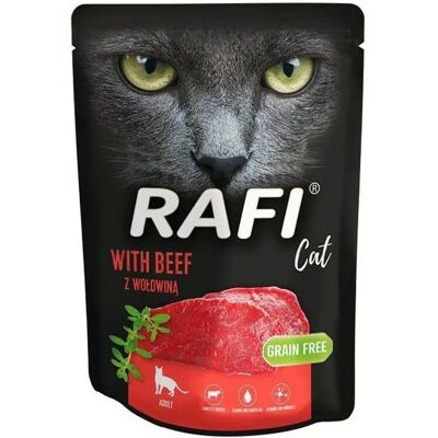 Rafi Cat Nötkött - Kornfri våtfoder - 300g Rafi Cat Nötkött - Kornfri våtfoder - 300g