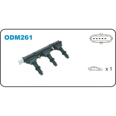 Janmor ODM261 Tændspole - Tændspole til Cadillac, Opel Janmor ODM261 Tændspole - Tændspole til Cadillac, Opel