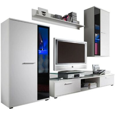 MUEBLES Tucson 100 Modular Salón Blanco - Mueble MUEBLES Tucson 100 Modular Salón Blanco - Mueble