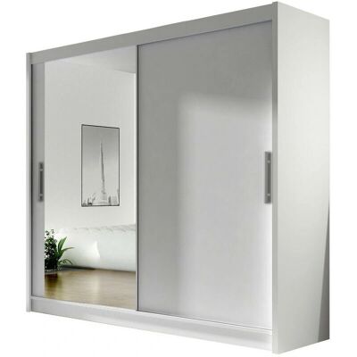 MUEBLES Atlanta 107 Armario Correderas Blanco - Wardrobe MUEBLES Atlanta 107 Armario Correderas Blanco - Wardrobe