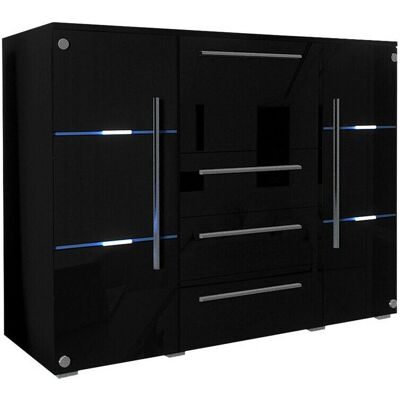 Muebles Nashville 101 - Cómoda con Puertas y LED Muebles Nashville 101 - Cómoda con Puertas y LED