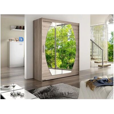 MUEBLES Atlanta 121 Trufa roble Armario - Wardrobe MUEBLES Atlanta 121 Trufa roble Armario - Wardrobe