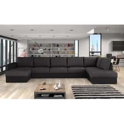 Mobilier1 Comfivo 191 Rohová rozkládací pohovka - Ekologická kůže & Textil Mobilier1 Comfivo 191 Rohová rozkládací pohovka - Ekologická kůže & Textil