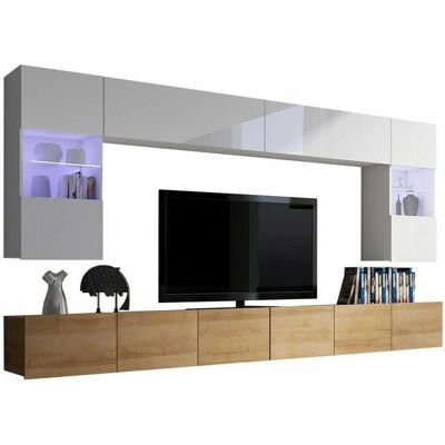 Modulární sestava obývacího pokoje Providence B105 - Pohovka, TV stolek a příslušenství Modulární sestava obývacího pokoje Providence B105 - Pohovka, TV stolek a příslušenství
