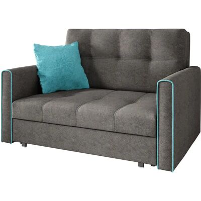Mobilier1 - Sofá cama Columbus 105 - Terciopelo, Zig Zag, Cama Mobilier1 - Sofá cama Columbus 105 - Terciopelo, Zig Zag, Cama