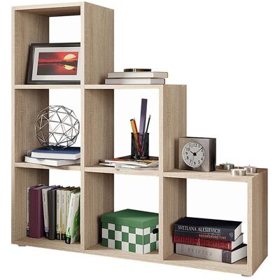 Mobilier1 Sarasota 110 - Roble Sonoma Estantería Mobilier1 Sarasota 110 - Roble Sonoma Estantería