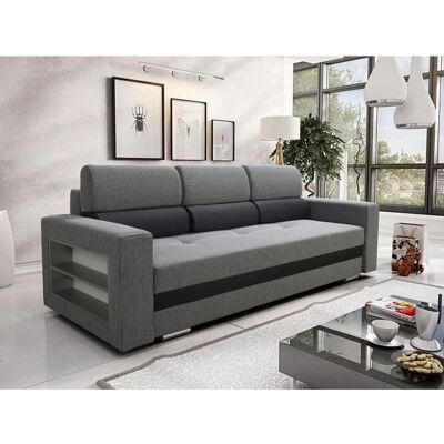 MOBILIER1 Sofá cama Decatur - Tapizado en tela duradera MOBILIER1 Sofá cama Decatur - Tapizado en tela duradera